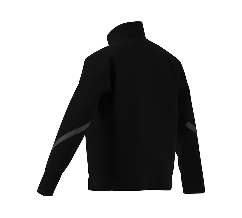 adidas Boys' 6-20 Woven Travel Cover Up Full-Zip Jacket
