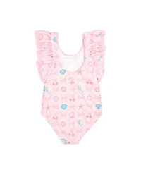 Sweet Wink Little Girls Mermaid Trellis Bathing Suit