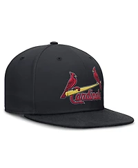 Nike Men's Navy St. Louis Cardinals Wordmark Dri-fit Round Bill True Fitted Hat