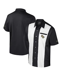 Colosseum Men's Black Ucf Knights Strike Bowling Button-Up Shirt