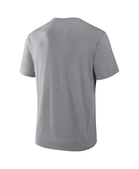 Fanatics Men's Heather Gray Seattle Seahawks Pass Rush Tri-Blend T-Shirt