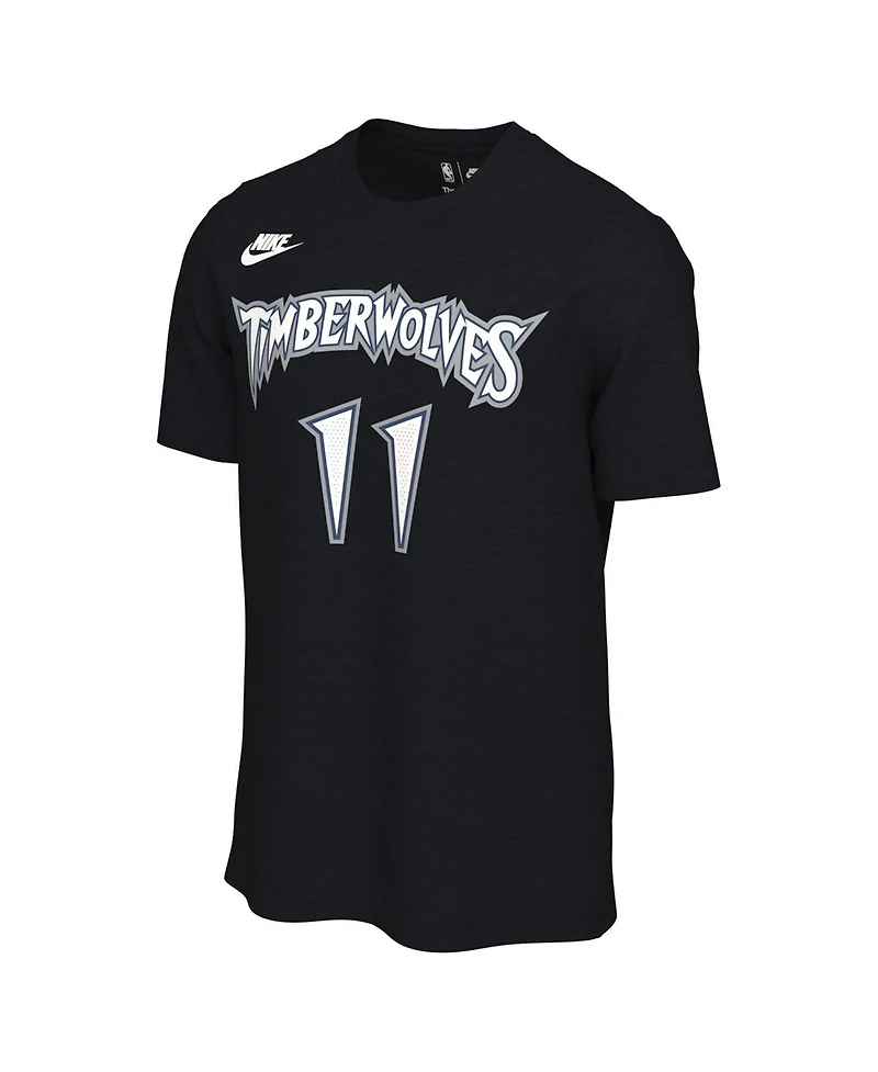Nike Men's and Women's Naz Reid Black Minnesota Timberwolves Name Number T-Shirt - Classic Edition