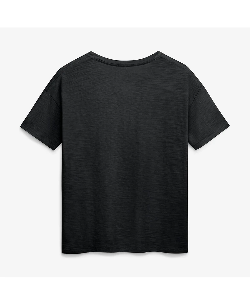 Fanatics Women's Black Buffalo Sabres Competition Stadium Slub Boxy T-Shirt