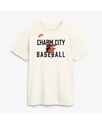 Nike Men's Cream Baltimore Orioles Cooperstown Collection ‘70s Inspired T-Shirt