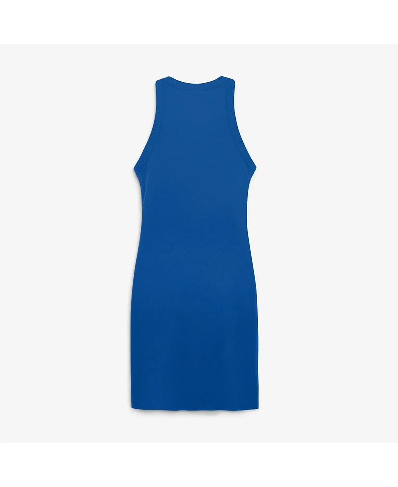 Fanatics Women's Royal Los Angeles Dodgers Tri-Blend Ribbed Sleeveless Dress