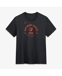 Nike Women's Black Baltimore Orioles Authentic Collection Early Work Tri-Blend Dri-fit T-Shirt