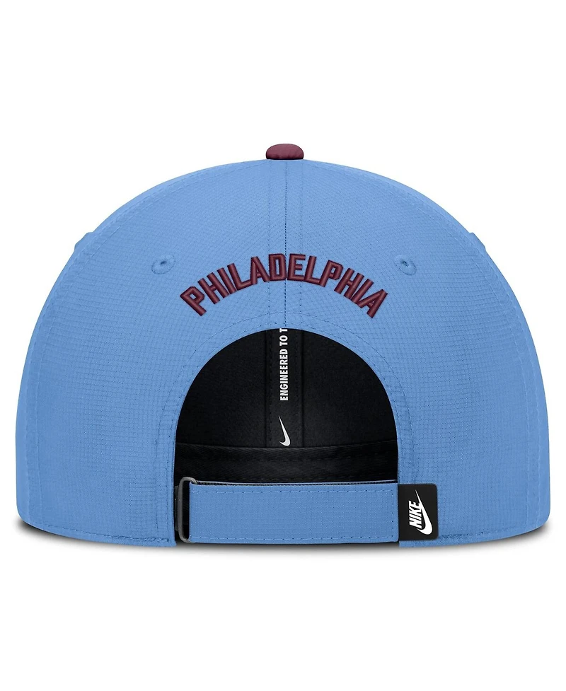 Nike Men's Light Blue Philadelphia Phillies Cooperstown Club Dri-fit Adjustable Hat