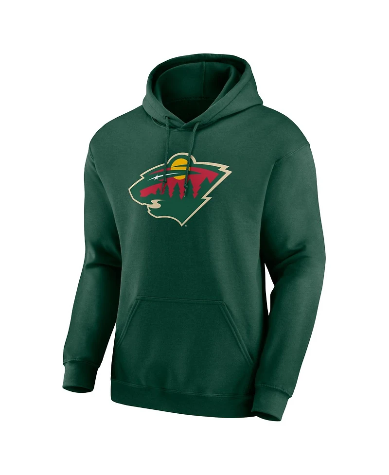 Logo Athletic Men's Green Minnesota Wild Essential Hoodie