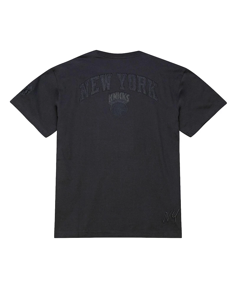 Mitchell & Ness Men's Black New York Knicks Hardwood Classics Phantom T-Shirt