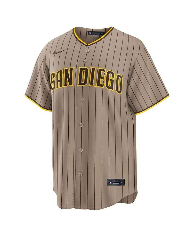 Nike Men's Jackson Merrill Sand San Diego Padres Alternate Replica Jersey