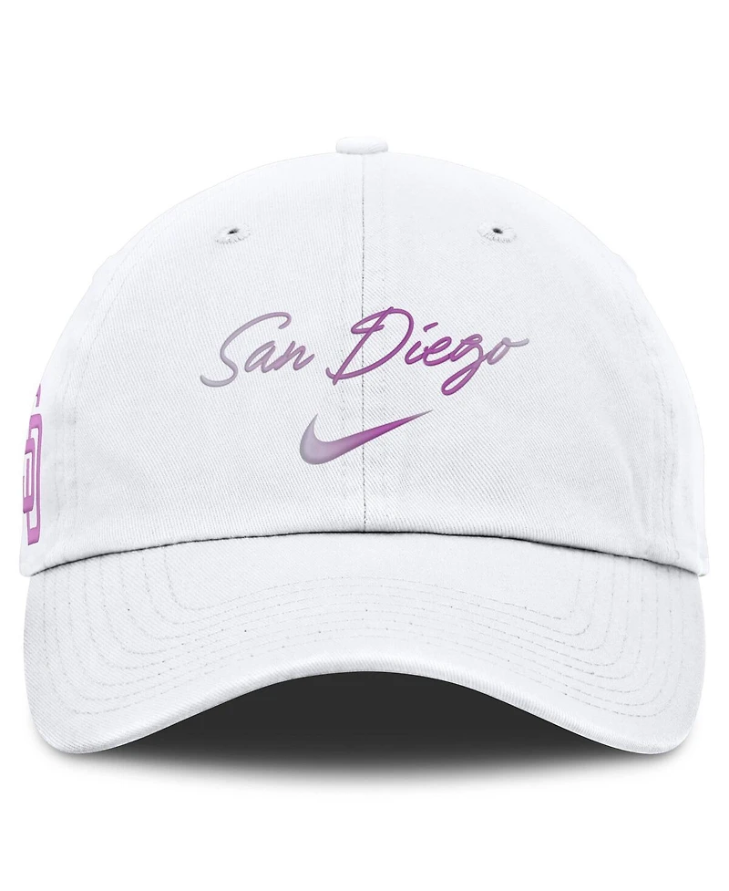 Nike Women's White San Diego Padres Mother's Day Club Adjustable Hat