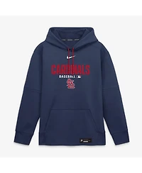 Nike Men's Navy St. Louis Cardinals Authentic Collection Therma-fit Hoodie