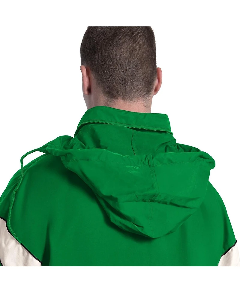 Starter Men's Green Boston Celtics The Gust Full-Zip Hooded Jacket