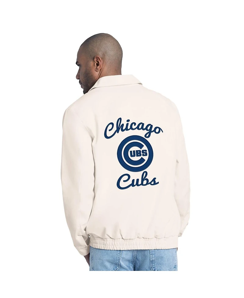 Starter Men's White Chicago Cubs Franchise Lightweight Full-Zip Jacket