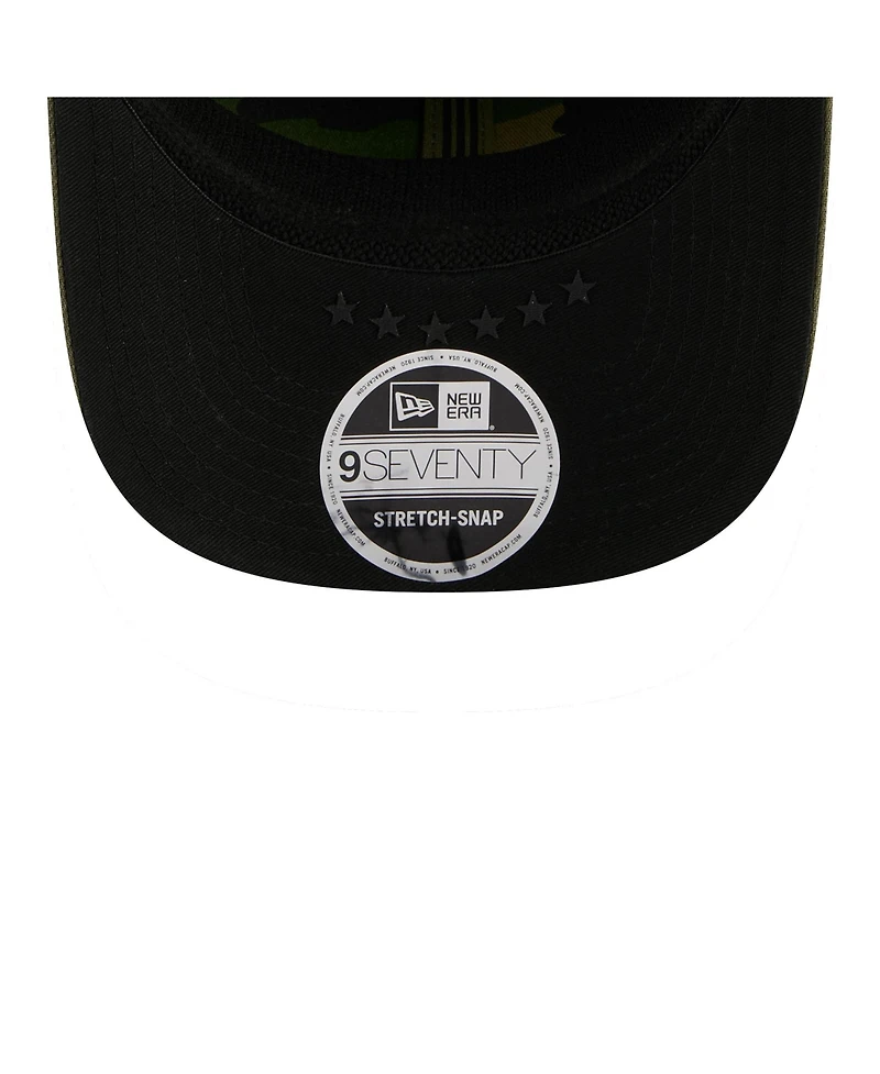 New Era Men's Olive Detroit Tigers 2026 Armed Forces Day 9SEVENTY Adjustable Hat