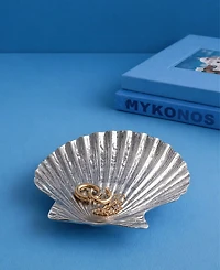 Mariposa Scallop Trinket 4" Aluminum Dish