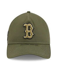 New Era Men's Olive Boston Red Sox 2026 Armed Forces Day 9TWENTY Adjustable Hat