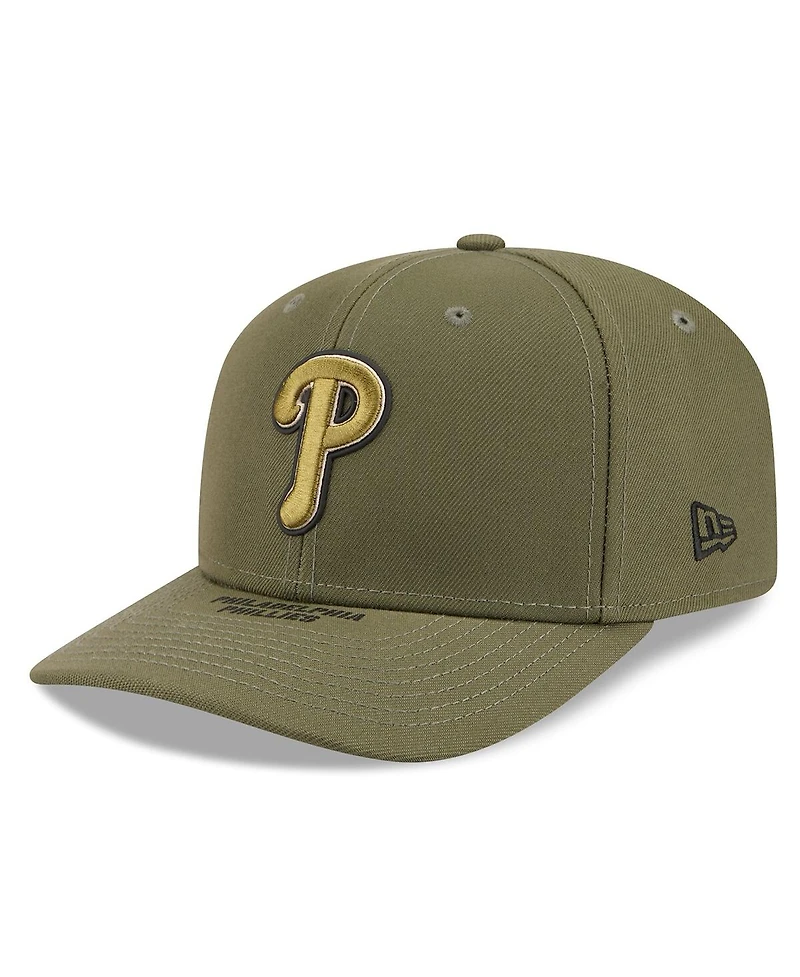 New Era Men's Olive Philadelphia Phillies 2026 Armed Forces Day 9SEVENTY Adjustable Hat