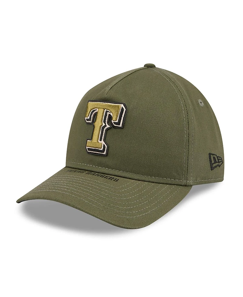New Era Men's Olive Texas Rangers 2026 Armed Forces Day 9TWENTY Adjustable Hat