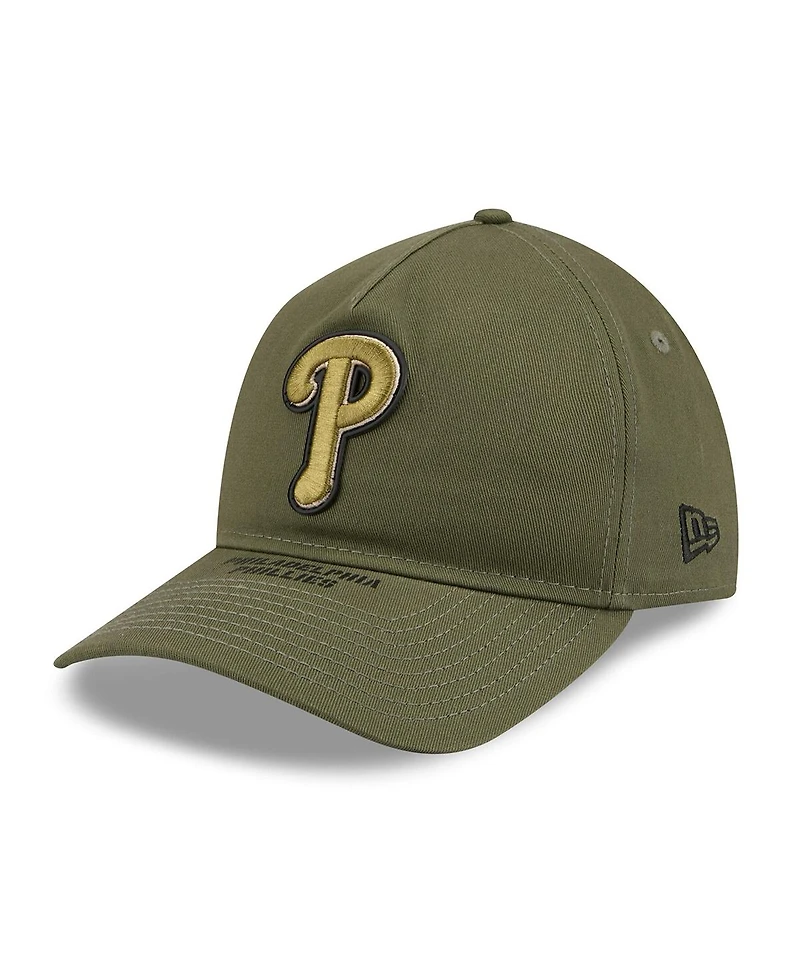 New Era Men's Olive Philadelphia Phillies 2026 Armed Forces Day 9TWENTY Adjustable Hat