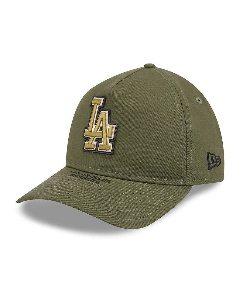New Era Men's Olive Los Angeles Dodgers 2026 Armed Forces Day 9TWENTY Adjustable Hat