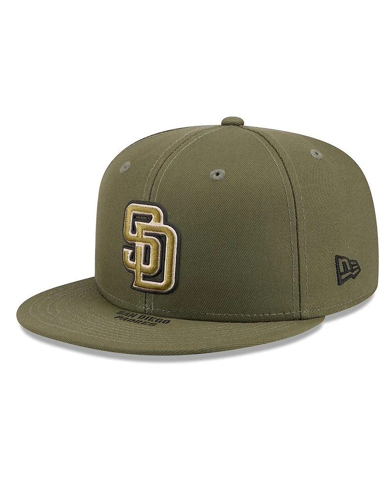 New Era Men's Olive San Diego Padres 2026 Armed Forces Day 59FIFTY Fitted Hat