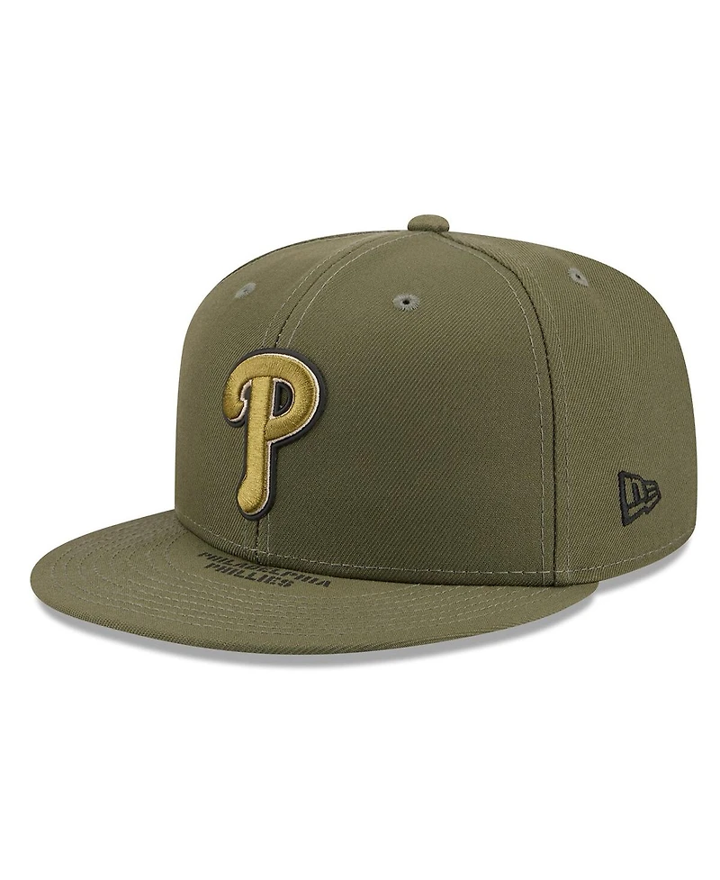 New Era Men's Olive Philadelphia Phillies 2026 Armed Forces Day 59FIFTY Fitted Hat