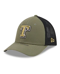 New Era Men's Olive Texas Rangers 2026 Armed Forces Day 39THIRTY M-Crown Flex Hat