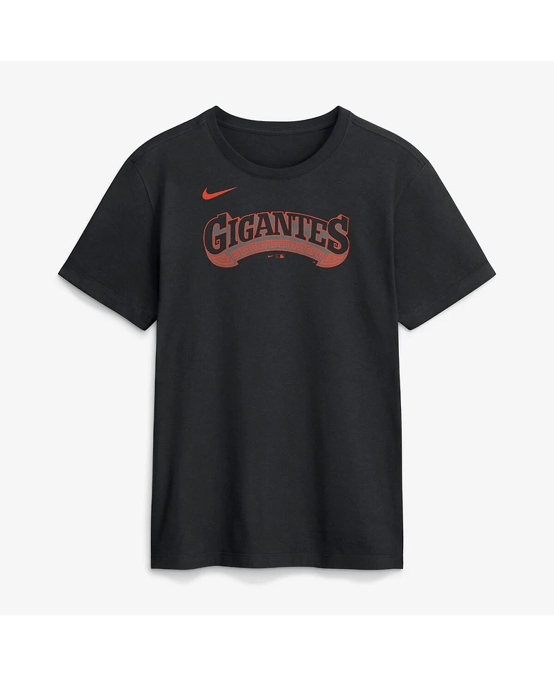 Nike Men's Black San Francisco Giants Alternate Wordmark T-Shirt