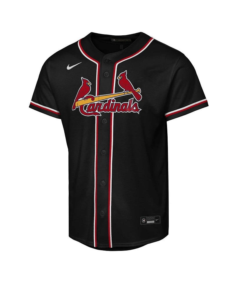 Nike Big Boys and Girls Lars Nootbaar Black St. Louis Cardinals Fashion Replica Player Jersey