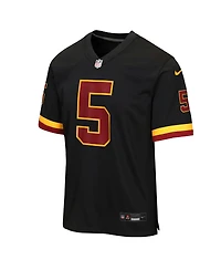 Nike Big Boys and Girls Jayden Daniels Black Washington Commanders Hail Raiser Alternate Game Jersey