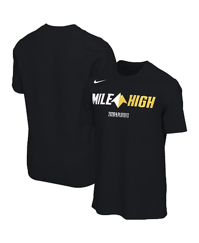Nike Men's and Women's Black Denver Nuggets 2026 Nba Playoffs Mantra T-Shirt