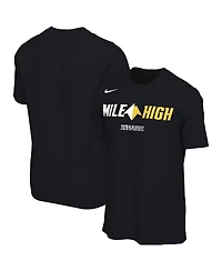 Nike Men's and Women's Black Denver Nuggets 2026 Nba Playoffs Mantra T-Shirt