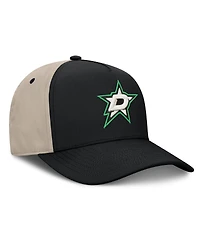 Fanatics Men's Black/Tan Dallas Stars 2026 Stanley Cup Playoffs Locker Room Adjustable Hat
