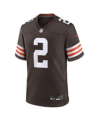 Nike Men's Shedeur Sanders Brown Cleveland Browns Game Jersey