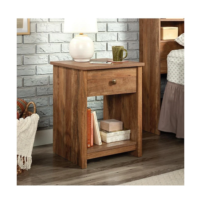 Sauder River Ranch Night Stand, Sindoori Mango finish