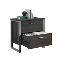 Sauder Rock Glen File Cabinet, Blade Walnut finish
