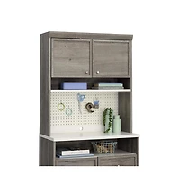 Sauder Craft Pro Series Craft and Hobby Storage, Mystic Oak finish