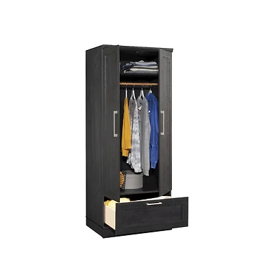 Sauder HomePlus Storage Armoire, Oak finish