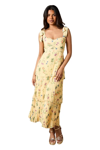 Oasis Women's Tie Shoulder Midi Dress
