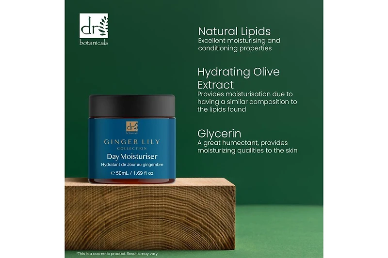Dr. Botanicals Gingerlily Day Moisturiser 50milliliter