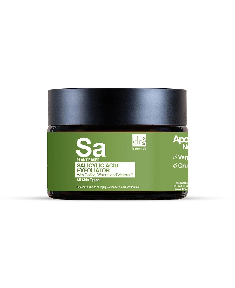 Dr. Botanicals Salicylic Acid Exfoliator with Coffee, Walnut and Vitamin E 60milliliter