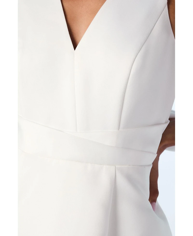 Coast Women's Satin Plunge Maxi Wedding Dress