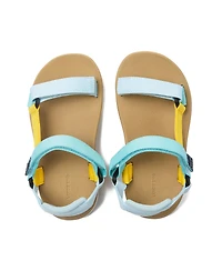 Lands' End Little Girls Colorful Traveler Sport Strap Sandals