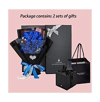 Gnuadz Preserved Rose Bouquet Necklace Gift