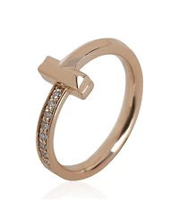Pre-Owned Tiffany & Co Rose Gold Diamond Tiffany T T1 Ring