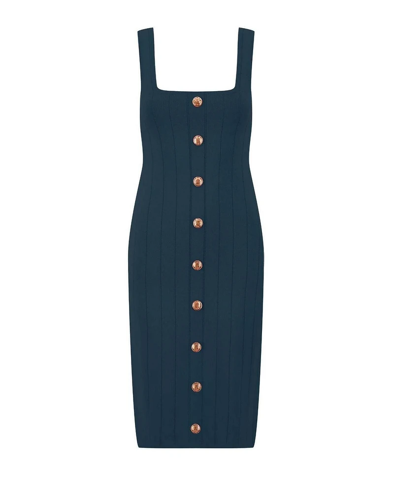 The Noli Shop Women's Helena Button Dress