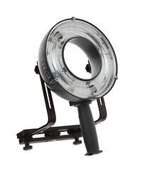Hensel Ringflash 3000-xs, 3000 Watt Second Flash Head with Built-in Camera Mount, Attached 16.5' Cable