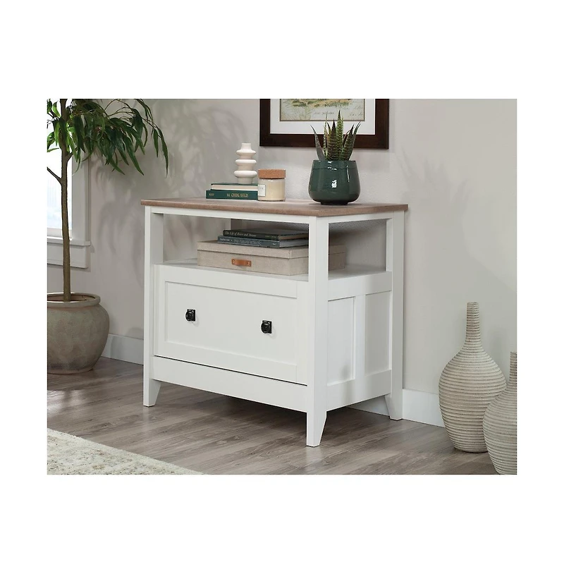 Sauder August Hill File Cabinet, Soft finish