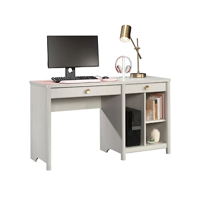 Sauder Dover Edge Desk, Glacier Oak finish